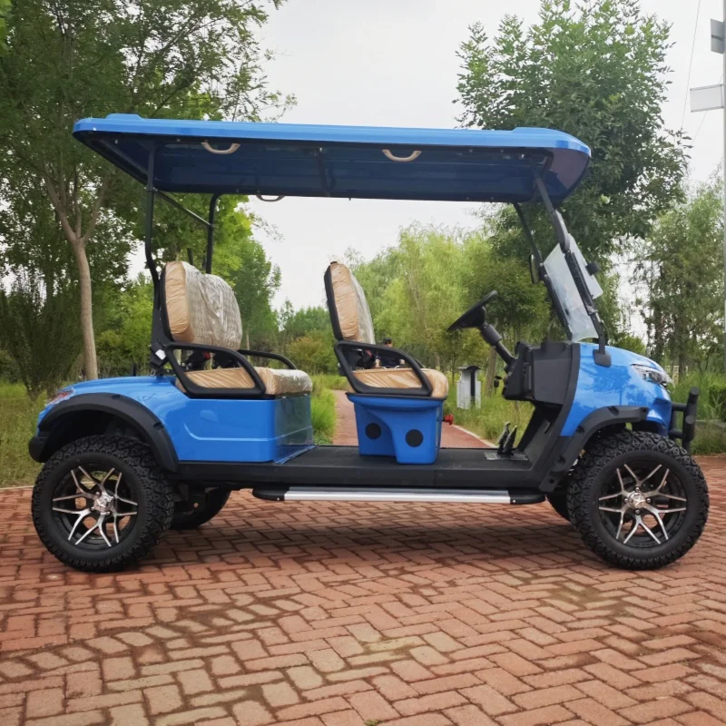 New 4 Seater 60/72V Lithium Club Car Electric Golf Cart For In Various Occasions Such As International Brand Star-Rated Hotels
