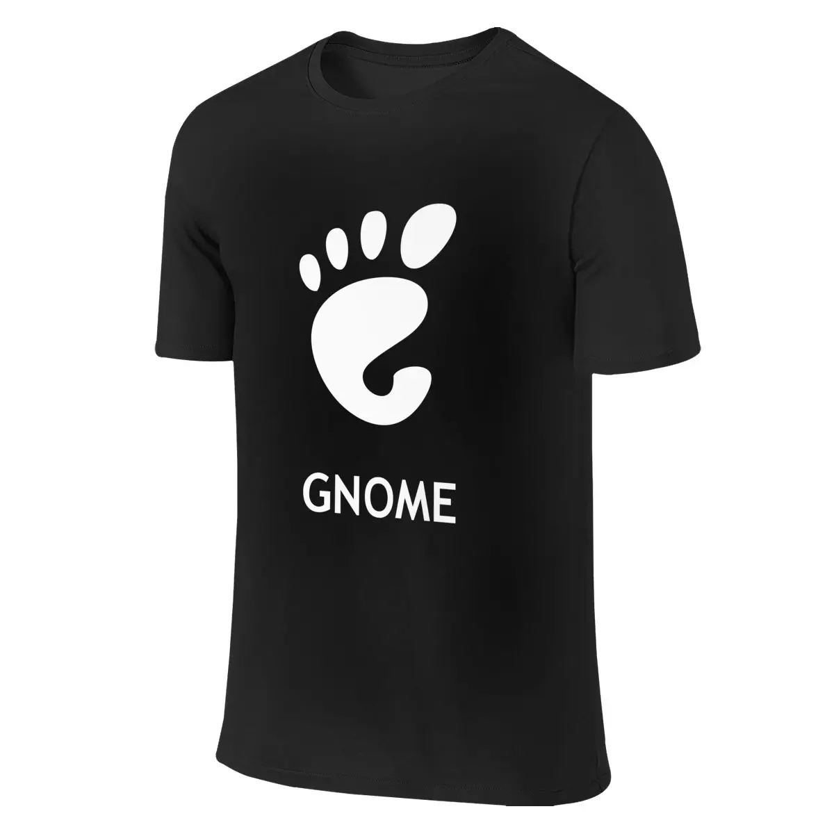 Linux Gnome T-Shirt Summer T Shirt Cotton Short Sleeve Tops Tees TShirt Clothing