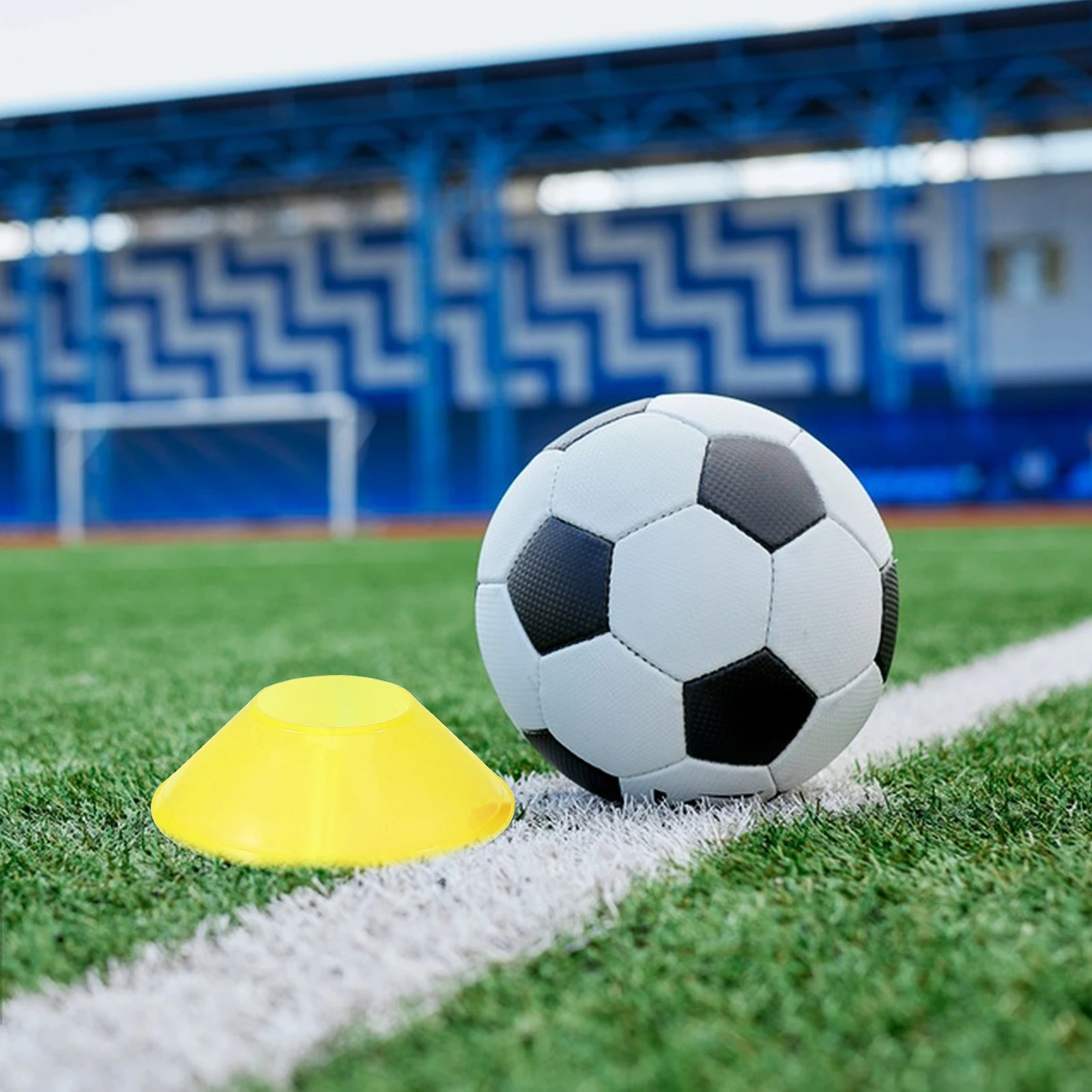 

20 Pcs Football Training Obstacles Agility Ladder and Cones Basketball for Flat Equipment Kids