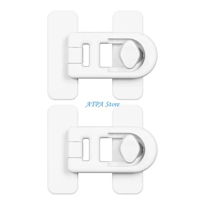 U13C Campers Refrigerator Lock Secure Travel Shockproof Fridge Door Latches Baby Safe