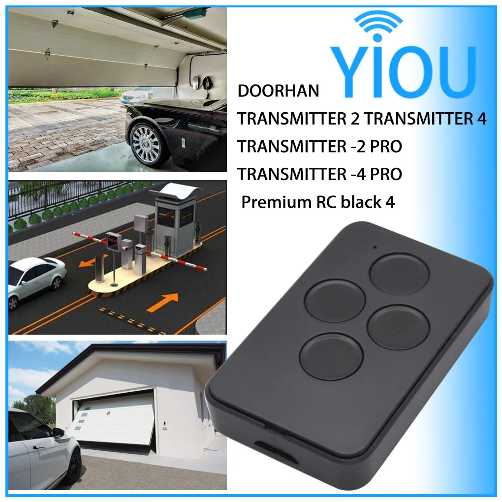 TRANSMITTER4pro DOORHAN  433MHz Gate Control For all DOORHAN TRANSMITTER-2PRO Keychain for Barrier Suitable