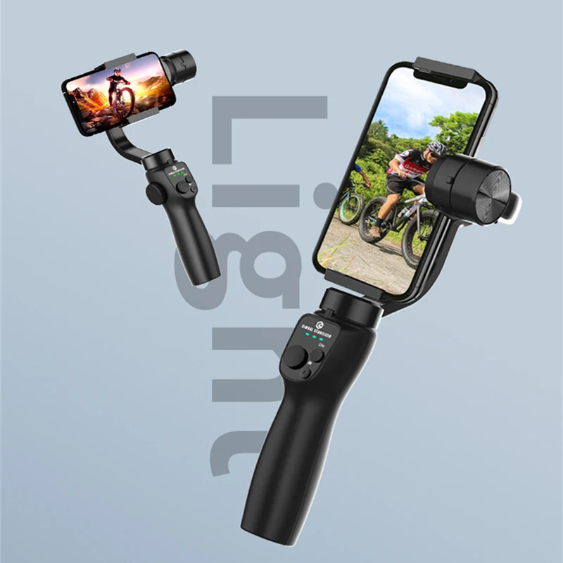 COOL DIER 2024 New F10 3 Axis Anti Shake Handheld Gimbal Stabilizer Phone Video Record Vlog Stabilizer For iphone 15 Smartphone