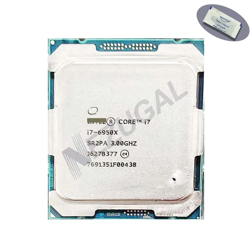 Imagem -01 - Processador Cpu de Dez Núcleos I76950x i7 6950x Sr2pa 300 350 Ghz 25m 140w Lga2011