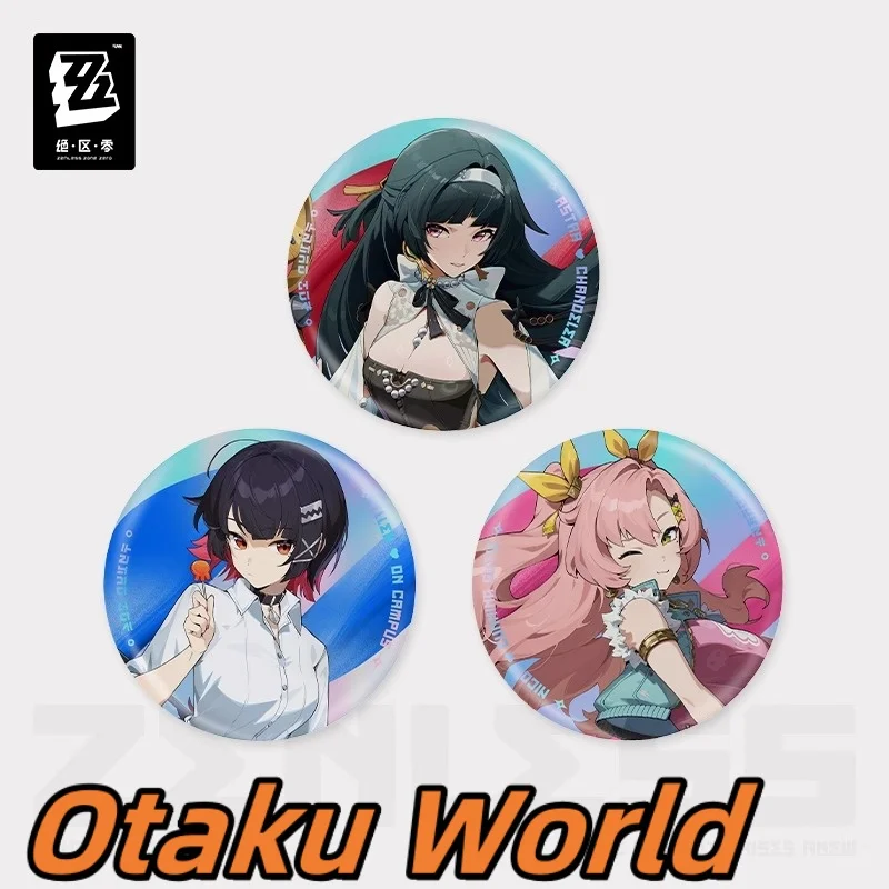 In stock Astra Yao Ellen Joe Nicole Badge Original Mihoyo ZZZ Zenless Zone Zero Ellen Joe Hallowmas Role Play Costume Anime Gift