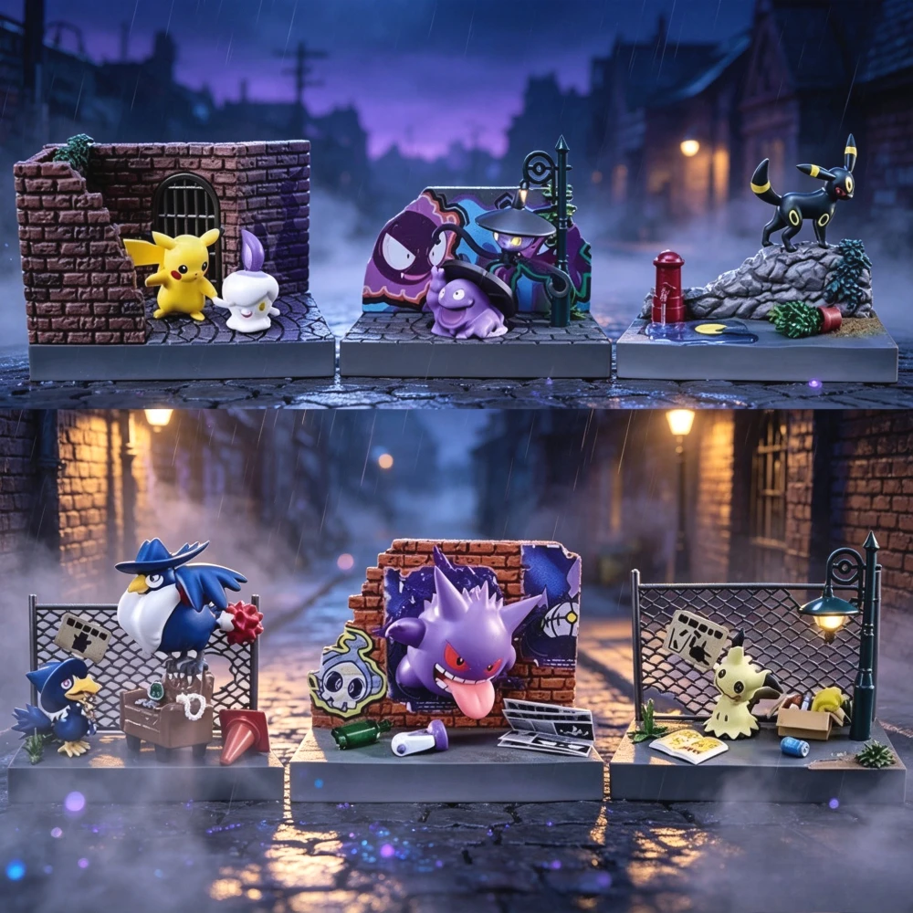 10-センチメートル-393-インチアニメポケモンフィギュアダークタウンポケモンアクションフィギュア-pvc-像デスクトップ装飾品コレクションモデルおもちゃギフト