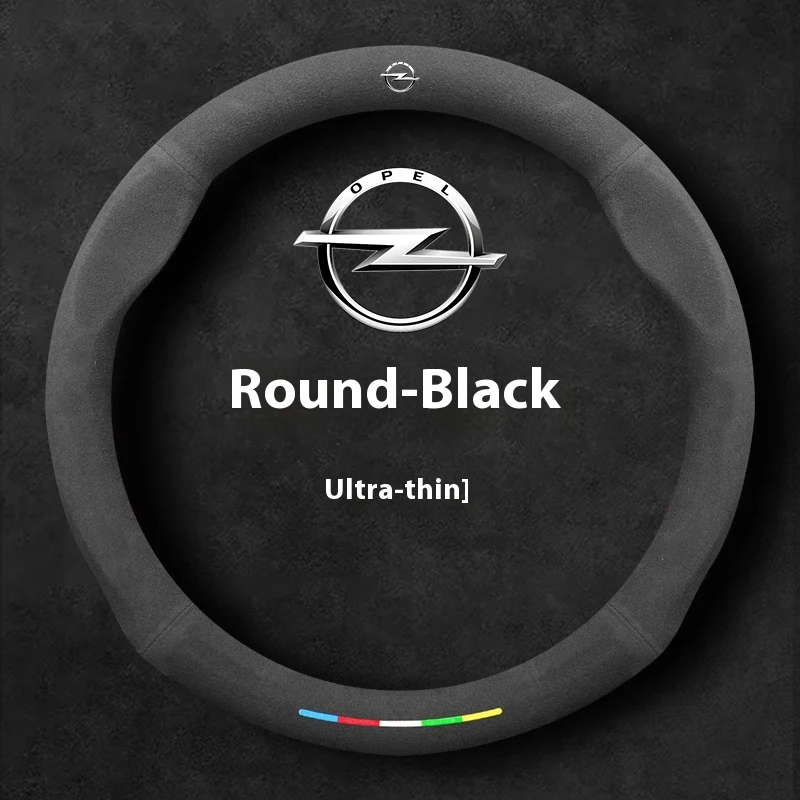 Car Steering Wheel Cover For Opel OPCline Astra Corsa Grandland Insignia Mokka Vectra GTC Tigra Vivaro Zafira Auto Accessories 4