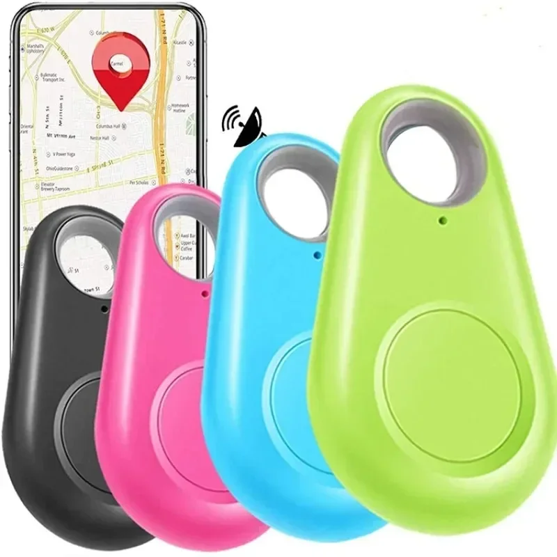 Rastreador GPS Mini moda inteligente mascotas Anti pérdida alarma inalámbrica bolsa para niños buscador de llaves recordatorio Selfie Control de obturador