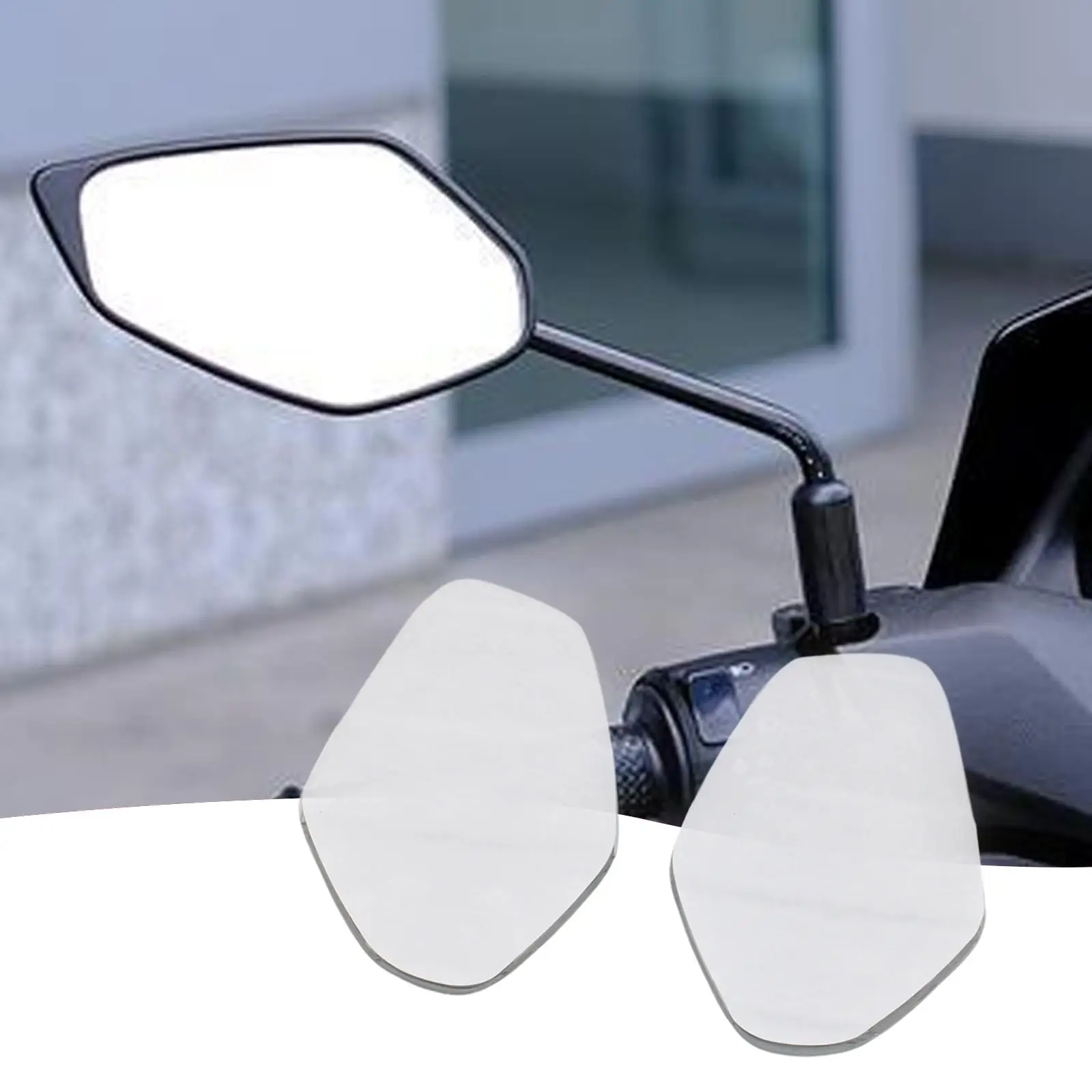 Direct Replaces Motorcycle Side Mirrors Reflective Glass Easy Install for Yamaha NMAX155 NMAX125