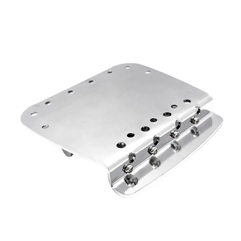 ABUE-For Precise Intonation And Enhanced Durability T Shape 4 String Bass Bridge 98X95mm For 4 String Bass Guitar