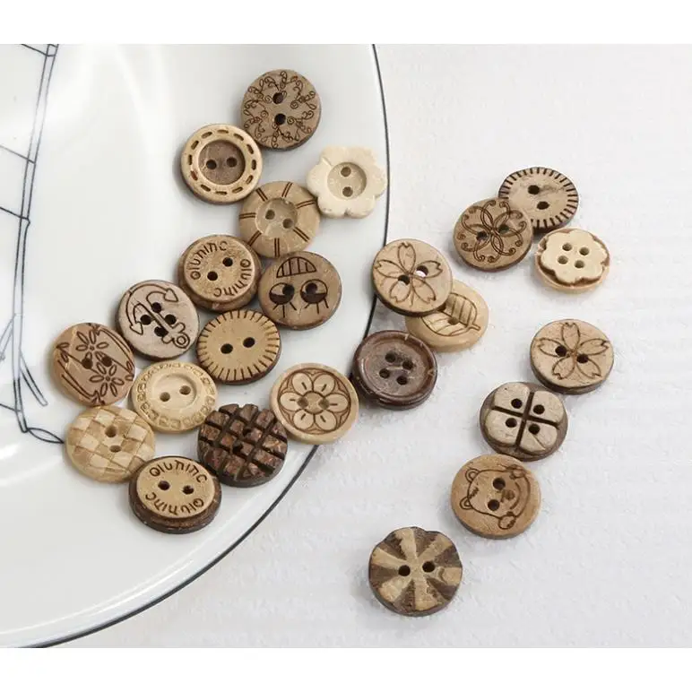 casaco-de-trico-com-botoes-grandes-camisa-decorativa-infantil-cor-madeira-acessorios-de-roupa-infantil-ferramentas-e-materiais-para-costura-diy