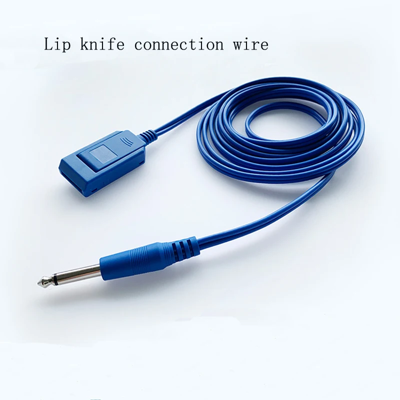 Compatible with knife negative plate connection wire round head 6.3mm universal high frequency electrode loop wire