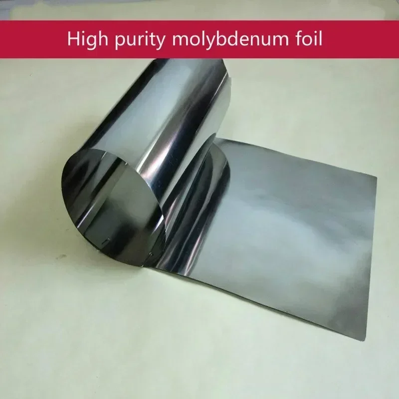 

Molybdenum. Metal molybdenum, molybdenum foil, high-purity molybdenum foil for scientific research. The purity is 99.99%.