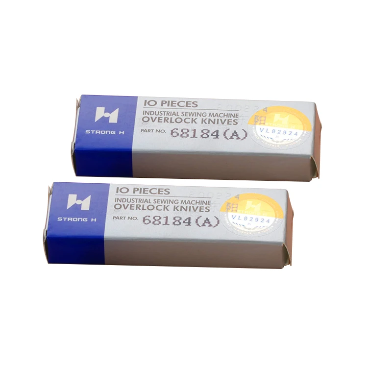 10 قطعة أربعة إبرة ستة خط خليط ماكينة خياطة الاوفرلوك 68184 68121 السكاكين العلوية السفلية تناسب YAMATO FD-62 SHINGRAY FW-740 #3