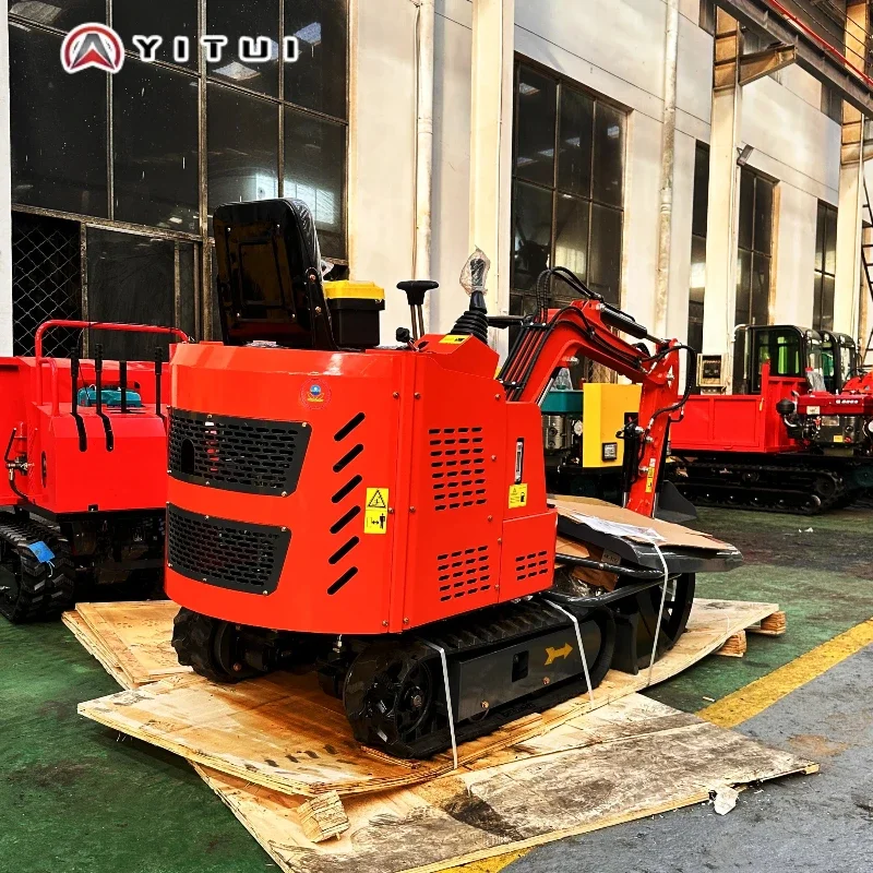حفار صغير 1.2 حفار زاحف ديزل Ce معتمد لآلات بناء مزرعة الحديقة 2025 حفارة صغيرة