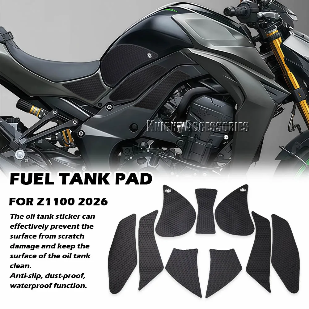 For Z1100 Z 1100 2026 Tank Traction Pad Motorfiets Decoration Side Gas Knee Grip Protector Anti Slip Sticker Protection Decal