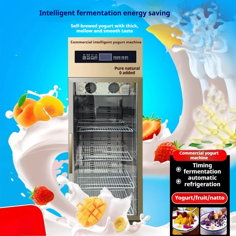 600W Smart Yogurt Maker, Multifunctional Stainless Steel Fermenter for Home & Commercial Use