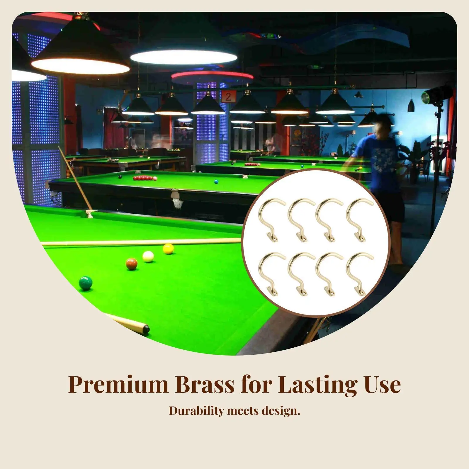 

Бильярдный стол, латунный крючок, металлическая стойка для моста, аксессуары для бильярда, держатель кия для ремонта бильярдного стола