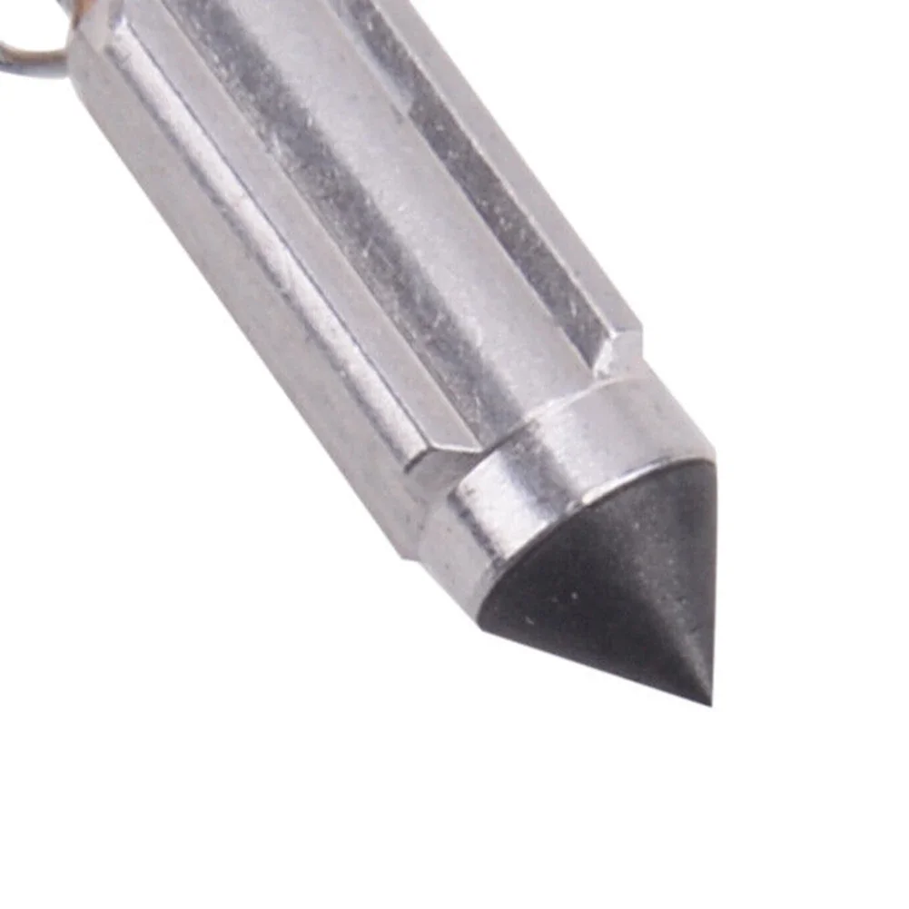 Juego de agujas de válvula de flotador de carburador, piezas de carburador de carbono para Ymh, Suzuki, 4 piezas