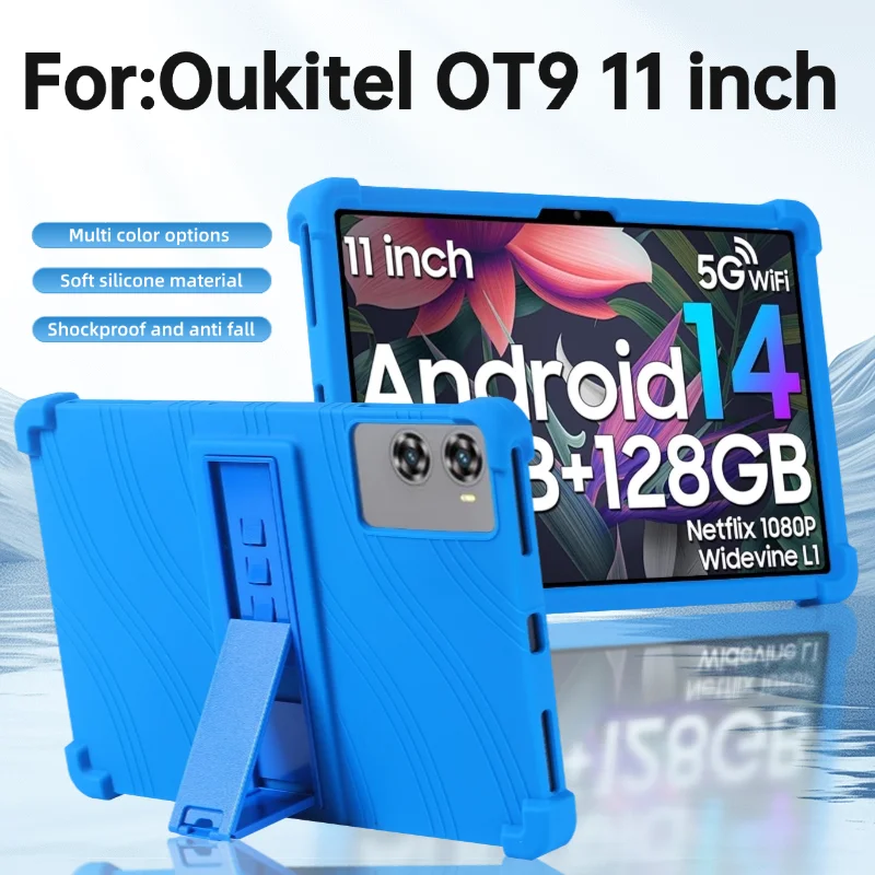 Case for Oukitel OT9 Silicone Shockproof Stand Rubber Soft Shell Kids Friendly Protective OUKITEL OT9  Tablet 11 Inch