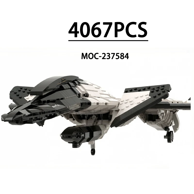 

Строительные блоки MOC-237584, модель самолета XFA-33 в масштабе 1:35, набор из 4067 деталей, детский рождественский подарок, новогодний подарок-игрушка