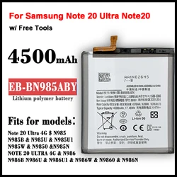 for Samsung Note 20 Ultra Note20 Ultra Batteries Samsung  EB-BN985ABY 4500mAh Battery for Samsung NOTE 20 Ultra