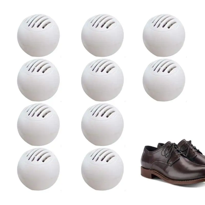 10 Pcs Shoe Deodorant Balls Multifunction Everyday Footwear Sneaker Closet Toilet Deodorization Perfect For Cars Office Home