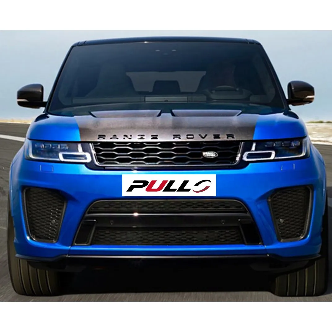 Auto Body System Modified for RANGE ROVER SPORT 14-17 Upgrade to 18-21 SVR Model Bumpers Side Skirts Auto Lamps Fender