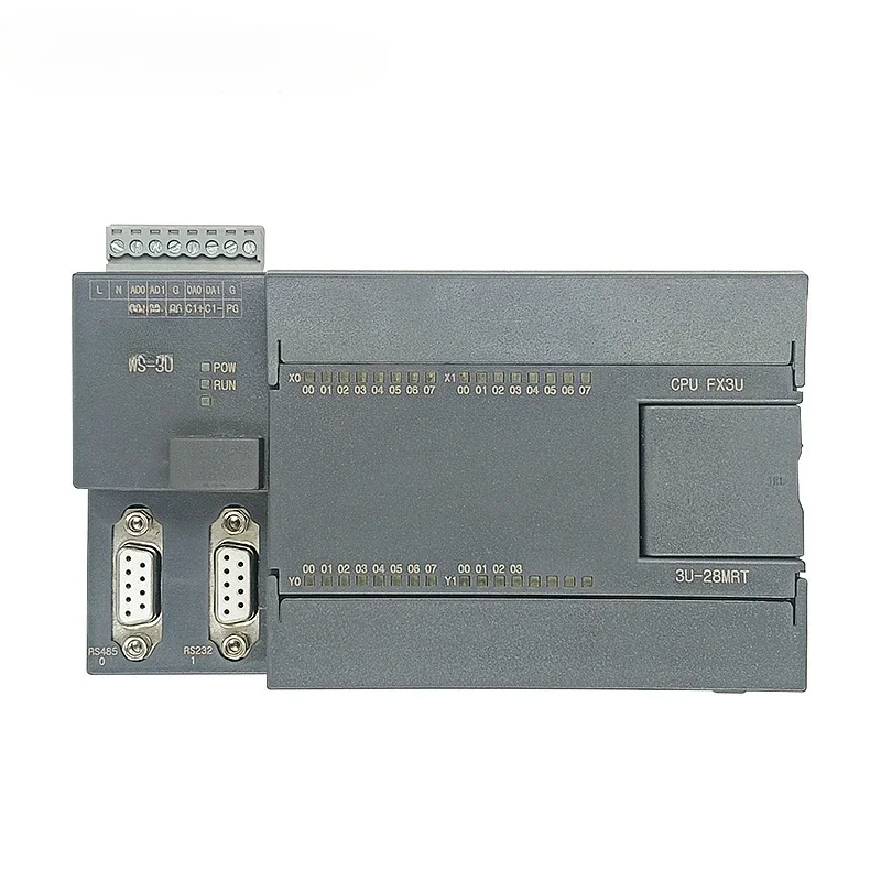 

Domestic PLC industrial control board WS3U-28 MT MR mixed output with analog PT100 K type temperature measurement