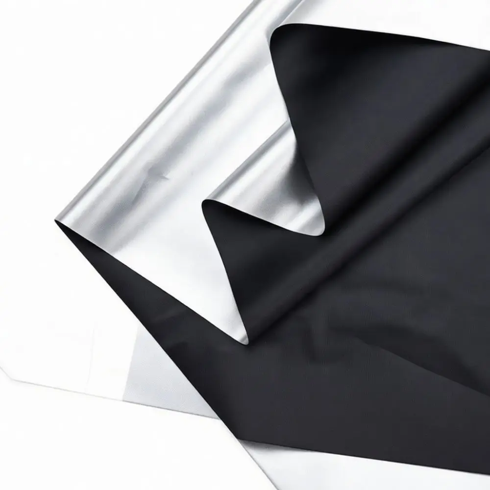 Premium Blackout Cloth Titanium Silver Sun Shade Fabric Thermal Insulation For Outdoor Garden Patio Studio Room