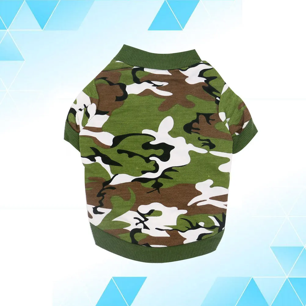 

Puppy Camouflage Jacket Durable Outdoor Dog Coat Fashion Pet Outfits For Walking Jogging Small Size Puppy Clothing Pet