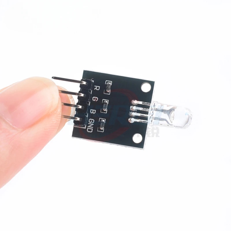 Módulo LED RGB Full Color, controlável sete luzes coloridas, LED de 3 cores, 3.3 V, tensão 5V