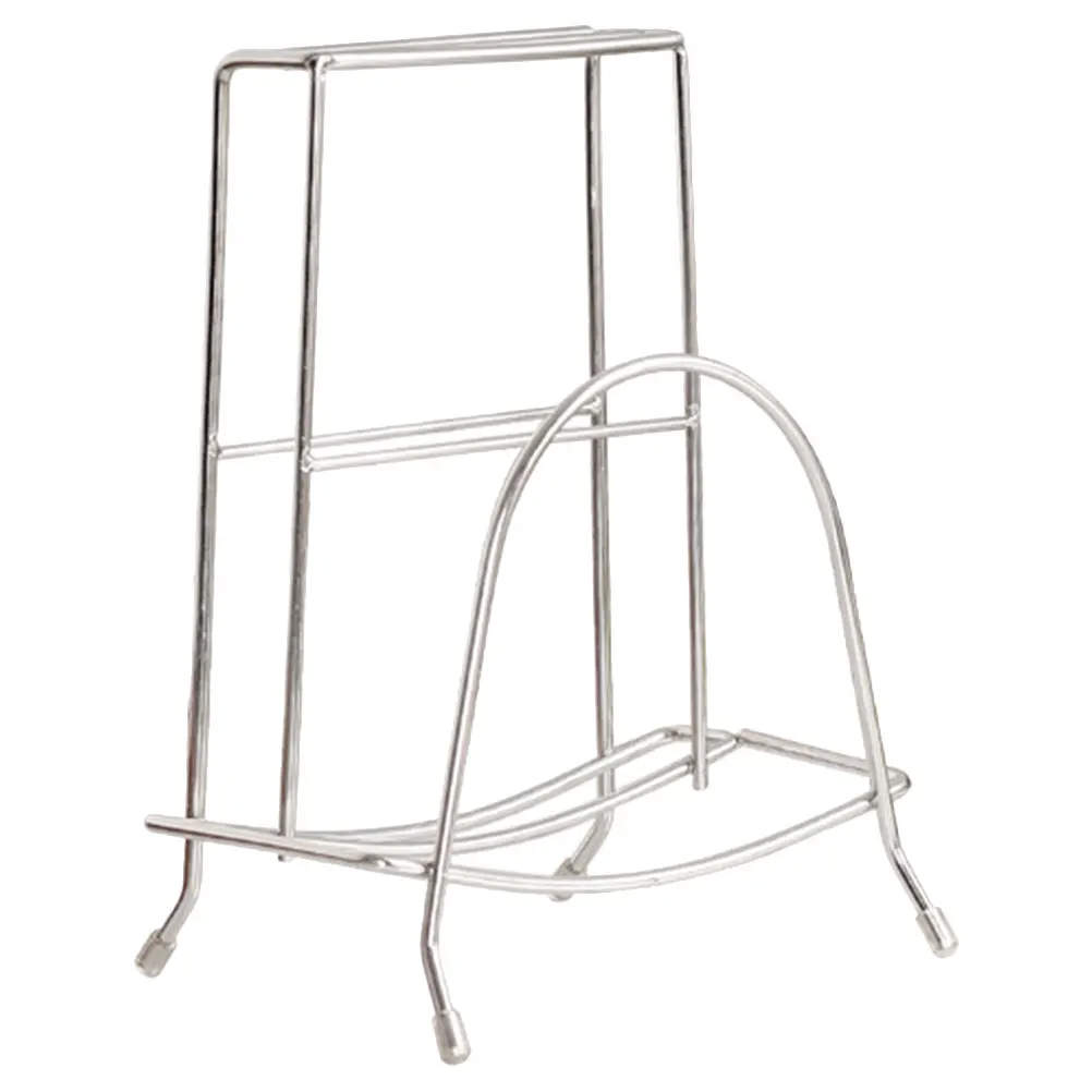 

Stainless Steel Board Under Cabinet Storage Rack Pot Lid ganiser Holder Storage Kitchen Accessories Functional