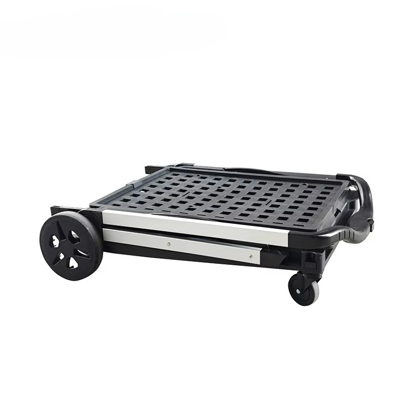 Double foldable folding shopping cart Multifunctional kitchen Garage