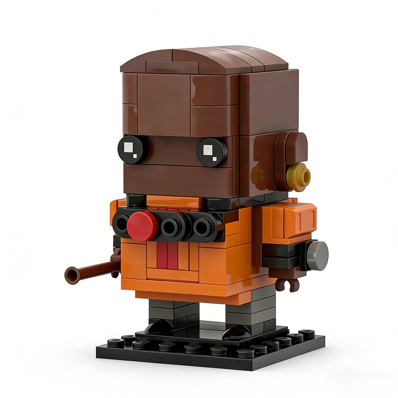 132 قطعة MOC Marsellus والاس اللب الخيال Brickheadz نموذج اللبنات هدايا عيد الميلاد لعبة فكرة تعليم البناء
