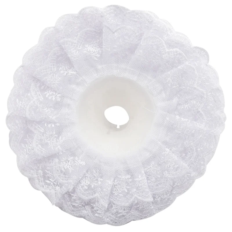 Koronkowe kołnierzyki do bukietów PB-60 szt., koronkowe kołnierzyki do samodzielnego wykonania bukietów, uchwyt na bukiet ślubny, białe koronkowe dekoracje