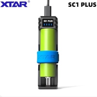 XTAR SC1 PLUS Battery Single-Slot Charger QC PD USB-C 3A Fast Charging 21700 26650 26800 NiMH D 10W Power Bank 18650 Charger