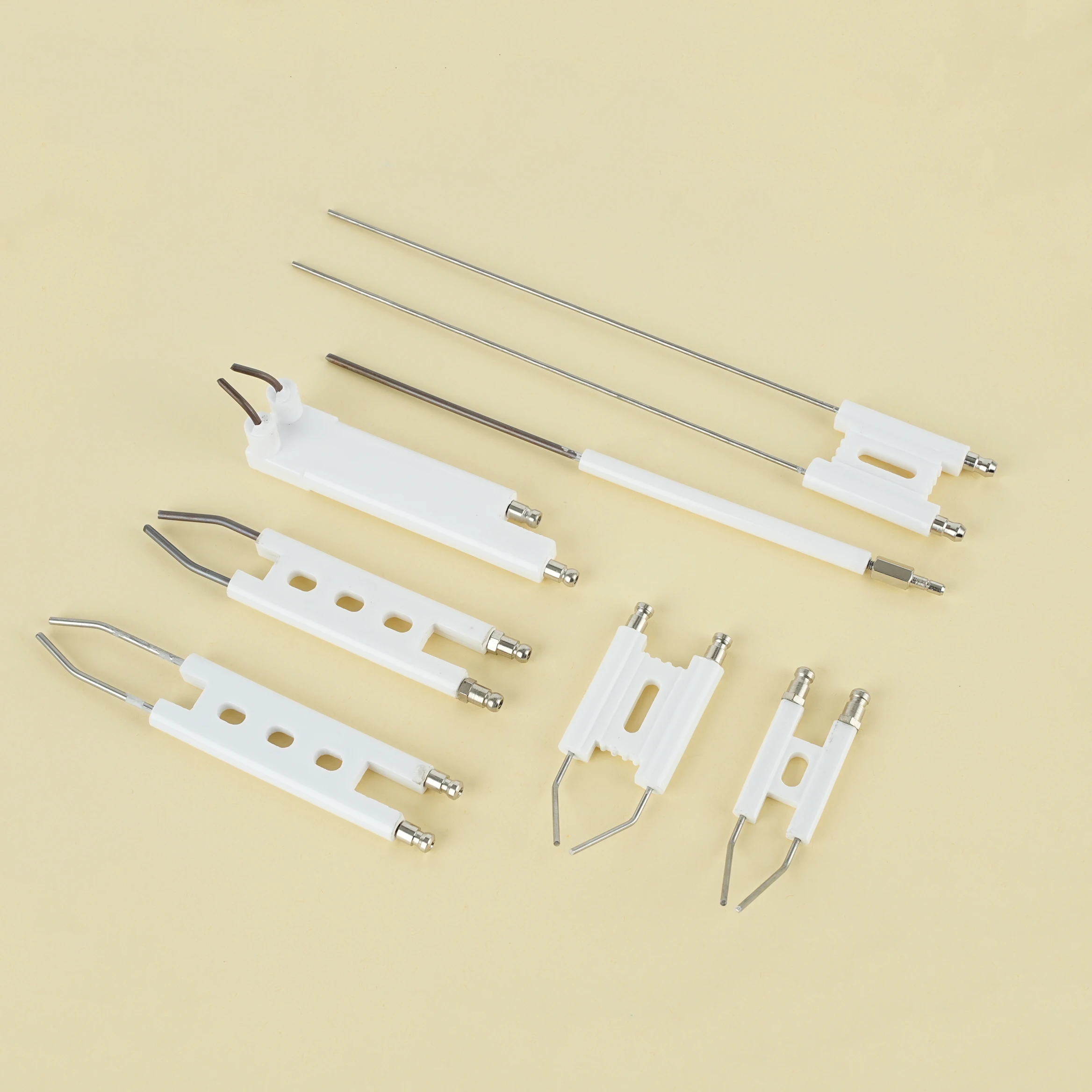 Ceramic Ignition Electrode Double Ignition Needle Spark Plug for Gas Burner Diesel Boiler
