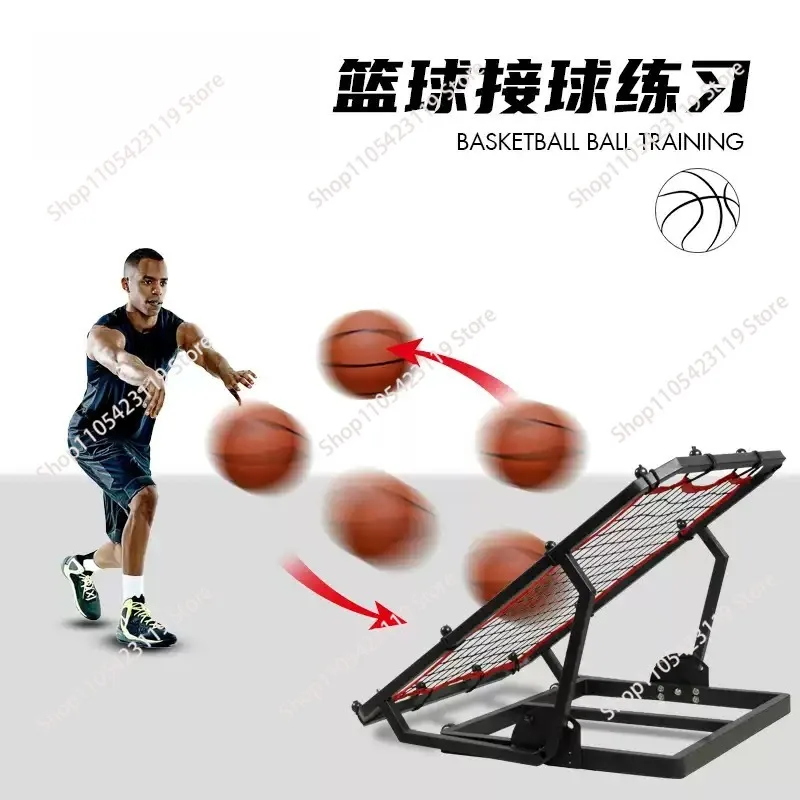 Adult children pass and receive single auxiliary training equipment Football rebound  training rebound board