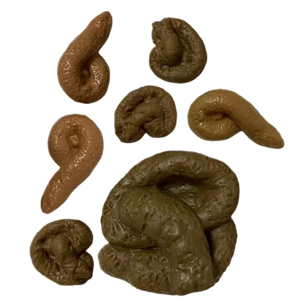 

1Set Realistic Fake Poop Prank Set PVC Eva Lifelike Joke Props for April Fool's Day Halloween Party Mischief Fun Gag Gift