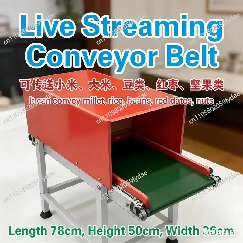 Durable Metal Live Conveyor Belt - Automatic Recycling Belt for Product Display in Live Streams