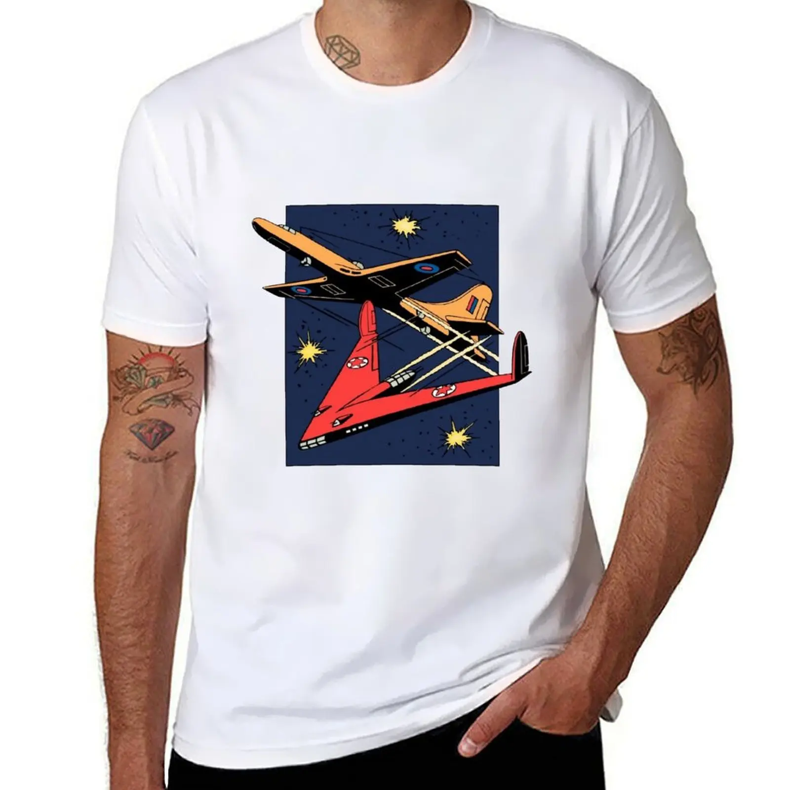 

The Golden Rocket and The Redwing (From The Secret Of Swordfish (Le Secret De L'Espadon)) T-Shirt t shirts cotton 100% T-Shirt
