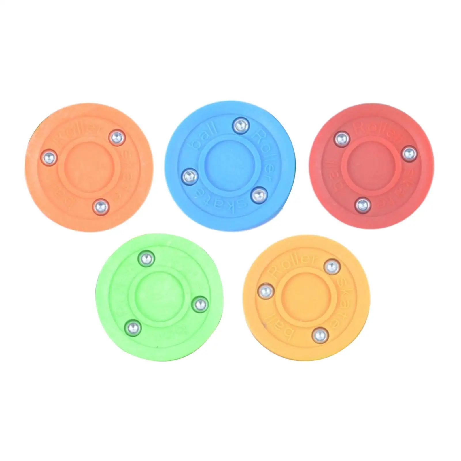 Street Hockey Puck Roller Skate Training Gear Durable ABS Biscuit Puck for Indoor Outdoor Game Activity