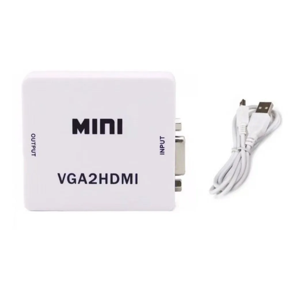 

Mini Composite Video Audio Converter HD 1080P Output Multi-device Compatible Digital Signal Adapter Plug & Play Mini Scaler Box