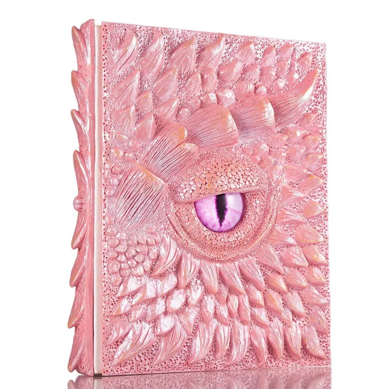 Dragon Secret Diary 3D Dragon Relief Engraving Book Retro Fantasy Diary