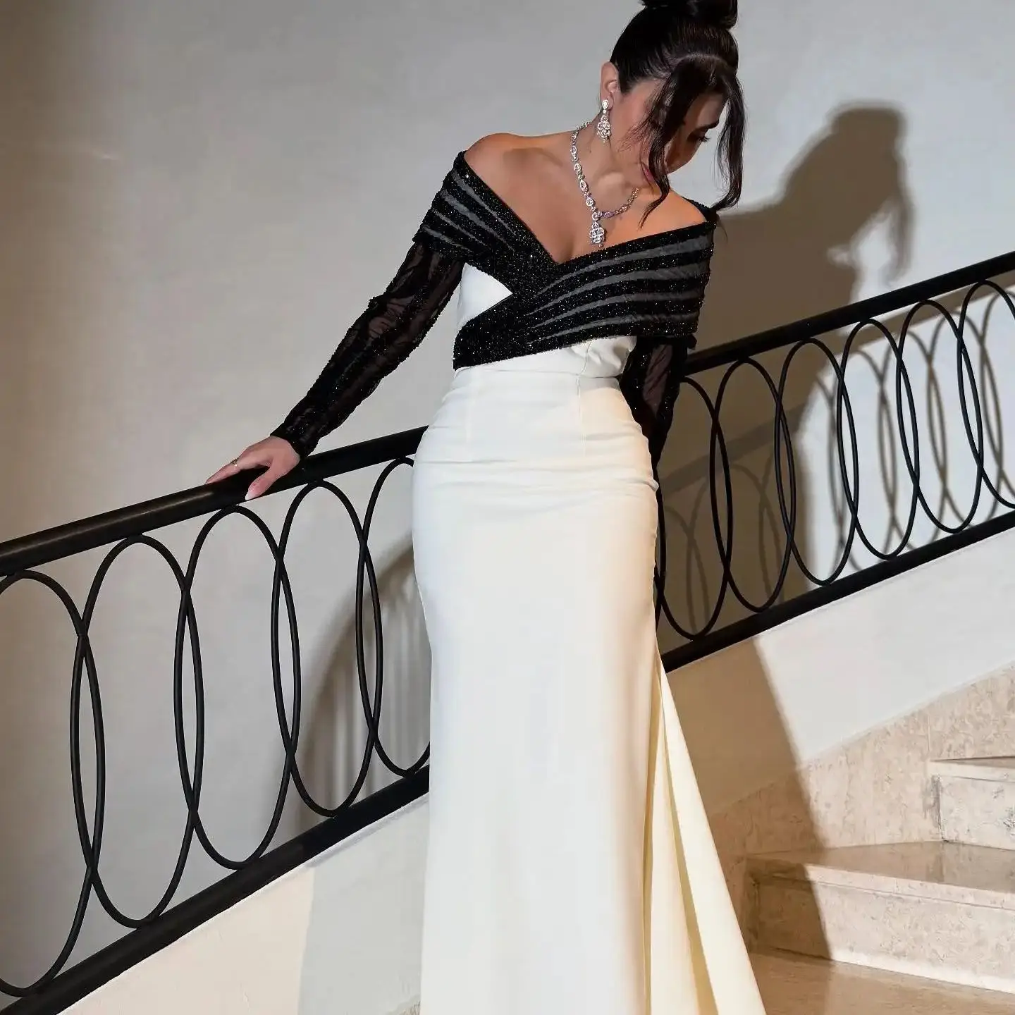 

Индивидуальное вечернее платье «Русалка» для женщин, сексуальное платье для особых случаев, свадебное платье с открытыми плечами