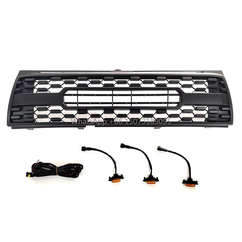 

Auto Grille for Tacoma 1997-2000 New Honeycomb Style LED Front Grille ABS Material