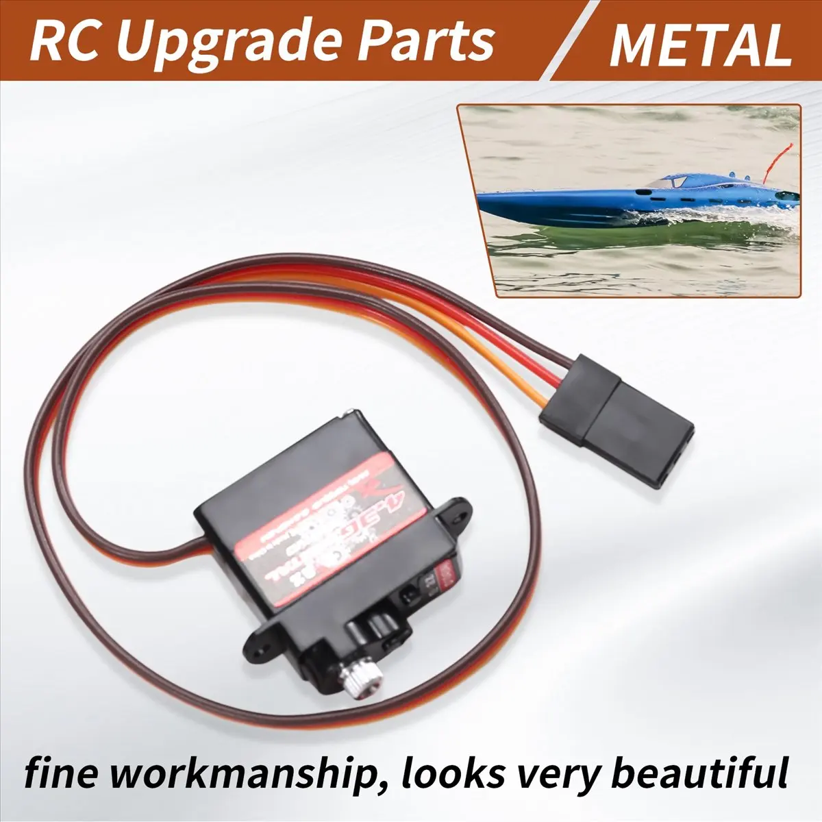 STOCK& 4.3g Digital Servo Motor High Speed Steering RC Servo Metal Gear Servo for 1/16 1/18 1/24 RC Car Boat Helicopter