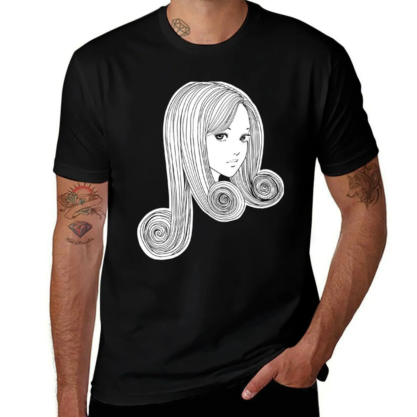 

UZUMAKI T-Shirt Plus Size Basic Cotton T-Shirt