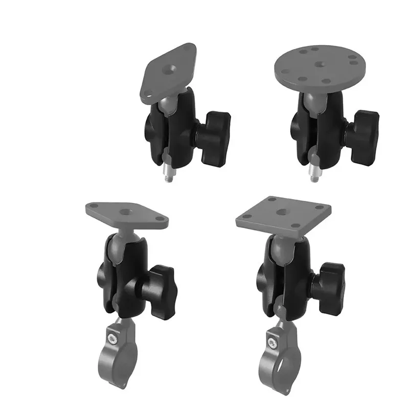 Aluminum Alloy 6cm Arm Supports 17mm to 25mm Ball Head for  Motorcycle Sports Camera Bracket 360° Rotating Ball Head view 6