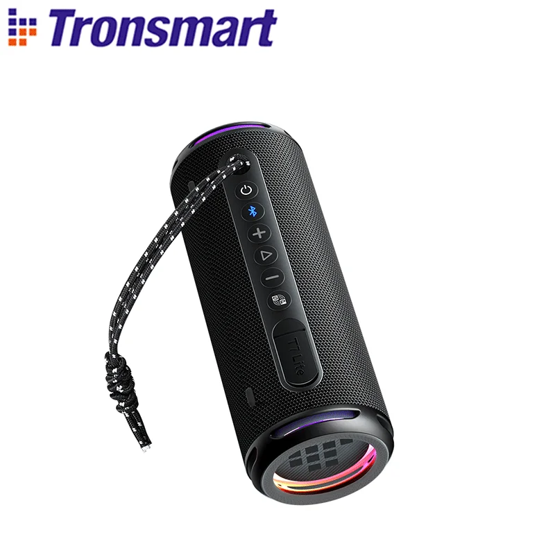 Tronsmart T7 Lite Bluetooth Speaker 24W Portable Enhanced Bass Speaker with 24H Playtime, APP Control,IPX7,for Camping Party